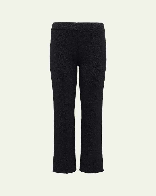 Ren Metallic Knit Flare Pants
